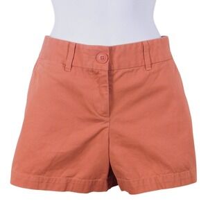 ANN TAYLOR LOFT WOMENS 100% COTTON MELLON 5 POCKET SHORTS SIZE 2